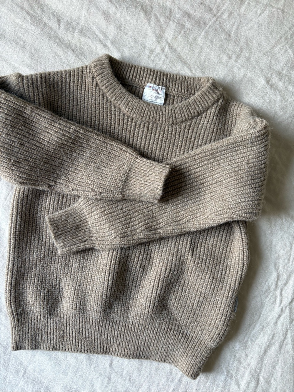 Toddler Ribbed Crewneck Sweater